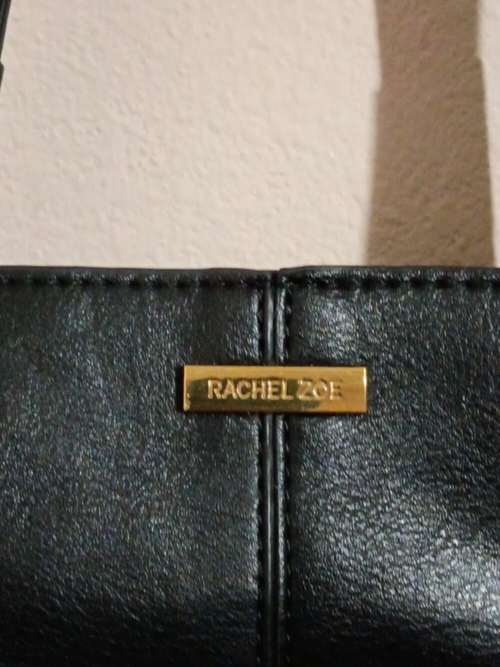 Rachel Zoe Helsie Satchel Leather Black Handbag - Picture 3 of 16